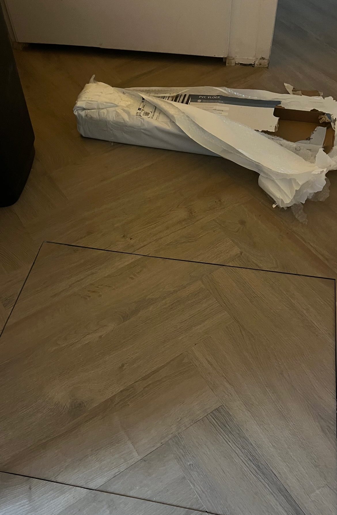 PVC Visgraat Leggen